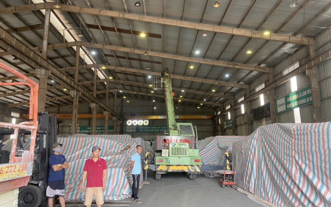 Giải pháp sơn kết cấu thép cho nhà xưởng, nhà máy công nghiệp, kho xưởng